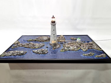 Graves Lighthouse Diorama of Boston