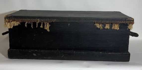 Canvas Covered 19th Century Sea Chest
