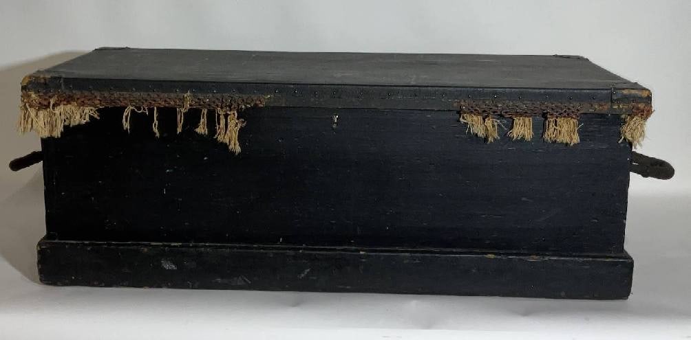 Canvas Covered 19th Century Sea Chest (1 of 9)