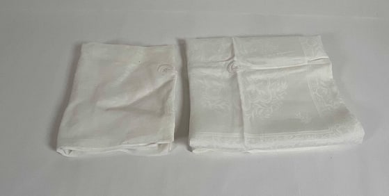 Pair of Linen Lap Napkins from Steam Yacht Corsair