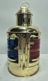 Solid Brass Boat Lantern by Perkins Marine Corporation