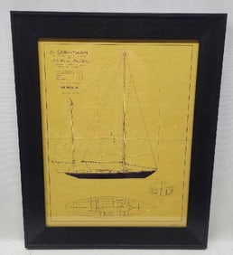 Original John G. Alden Plan of "THE CORINTHIAN"