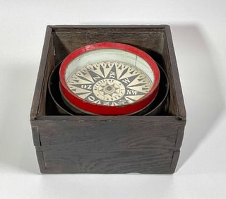 19th Century Ships Compass From Amsterdam