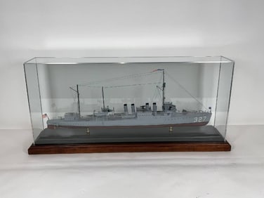Four Pipe U.S. Navy Destroyer U.S.S. Preston