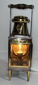 Brass and Steel Signal Lantern by J&R Oldfield Ltd.