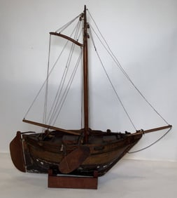 Cargo Vessel of a Dutch Leeboards