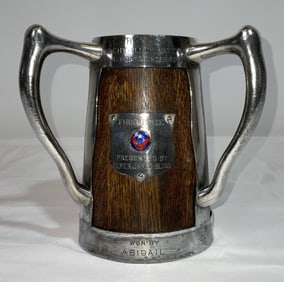 Hingham Yacht Club Three-Handled Trophy Cup