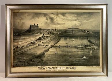 View of Nantasket Beach in Hull, Massachusetts