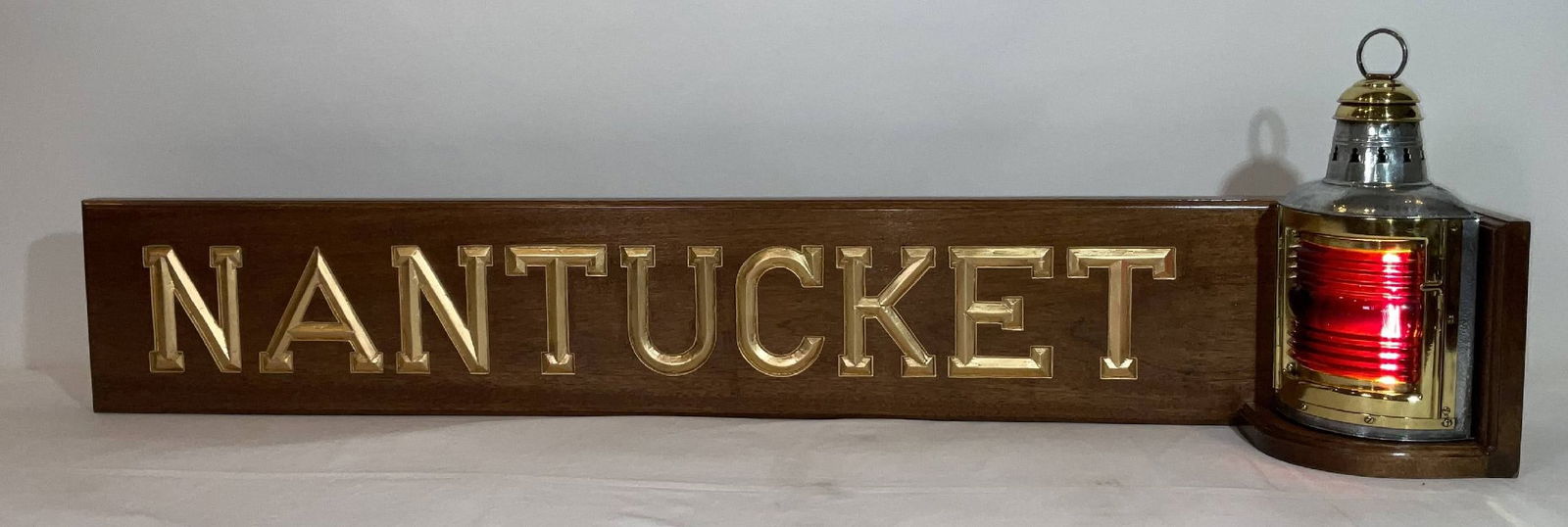 Nantucket Ship's Quarterboard with Starboard Ship's Lantern (1 of 9)