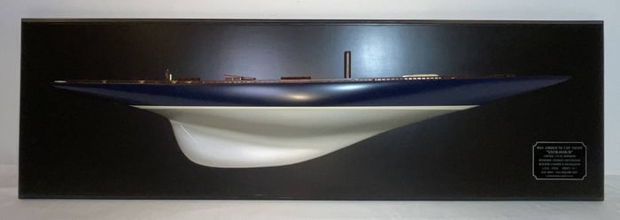 Four Foot Half Model of the J Class Yacht Endeavor