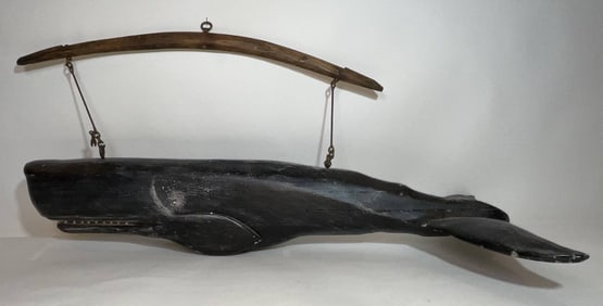 Hanging Sperm Whale Sculpture