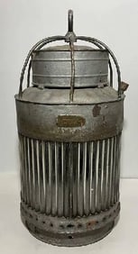 Large Ships Lantern With Ribbed Lens