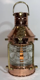 Copper Ship's Anchor Lantern by Tung Woo of Hong Kong