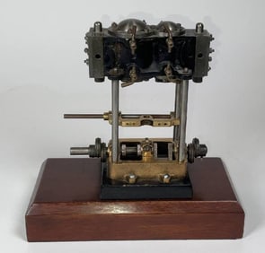 Marine Steam Engine with Two Cylinders