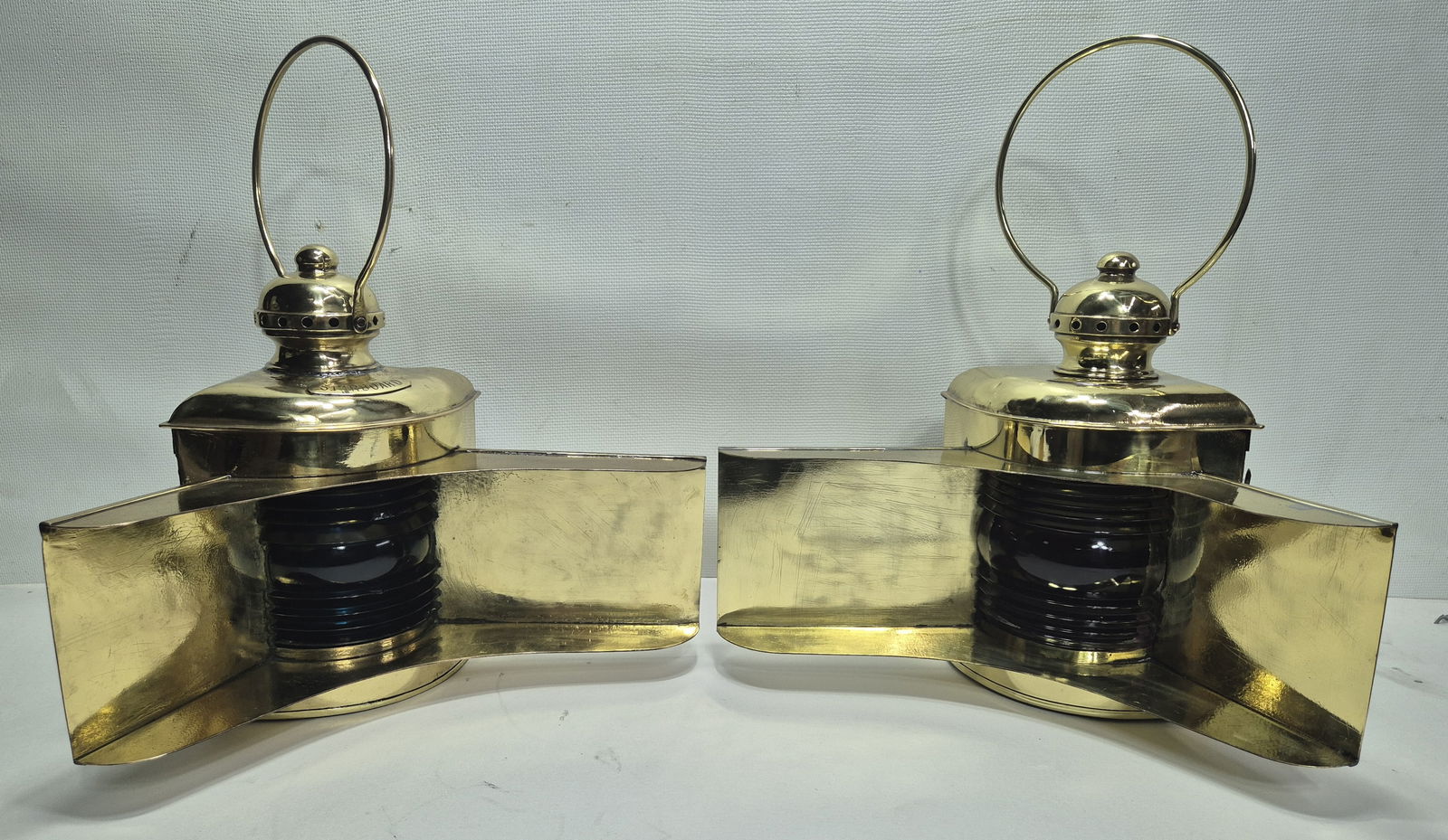 Oil Lamps For Boats Set Of 2 Antique Brass Miner's Lamps - 6 Inch