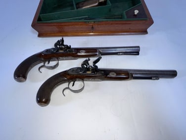 Pair of Dueling Pistols by Robert Tomlinson