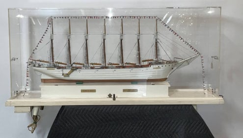 Thomas W. Lawson Seven-Masted Ship Model