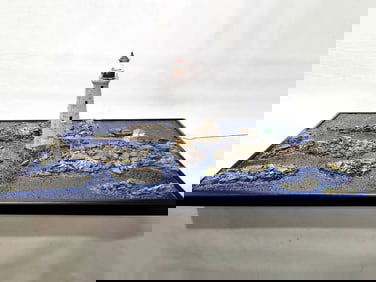 Graves Lighthouse Diorama of Boston