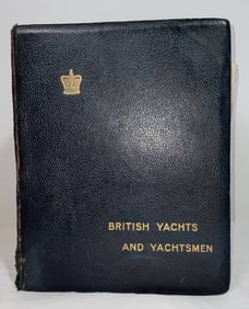 British Yachts and Yachtsmen Book from 1907 First Edition