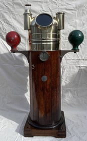Ship's Binnacle with Compass from Iver C. Weilbach & Co.