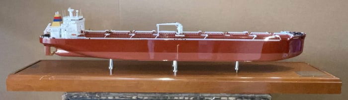 Builders Model of an Oil Tanker