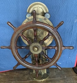 Massive Ship's Steering Station by John Hastie & Co. of Greenock