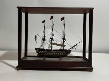 Nineteenth Century Ship Model of a Frigate