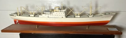 Builder's Model of the Cargo Ship Lake Ontario