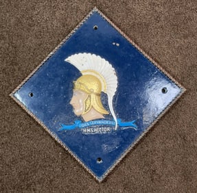 Ship's Screen Badge from HMS Hector
