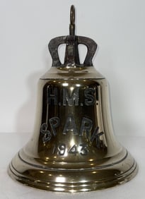 Submarine Bell from Royal Navy Ship's Bell HMS Spark of Royal Navy