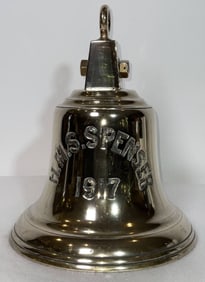 Ship's Bell from the Shakespeare Class Destroyer HMS Spenser 1917