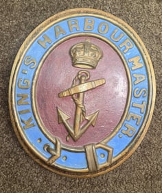 Royal Navy Kings Harbour Master Building or Gate Badge