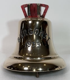 British Royal Navy Ship's Bell from HMS Burgonet