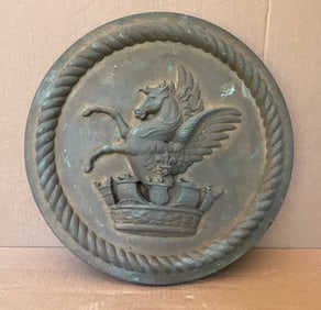 HMS Vincent Royal Navy Ship's Badge 19 Inch Diameter