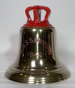 Royal Navy Ship's Bell Engraved HMS Barmond 1942