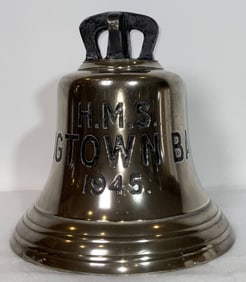 Royal Navy Ship's Bell from Frigate HMS Wigtown Bay 1945