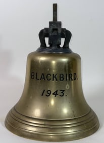 Ships bell from HMS Blackbird 1943
