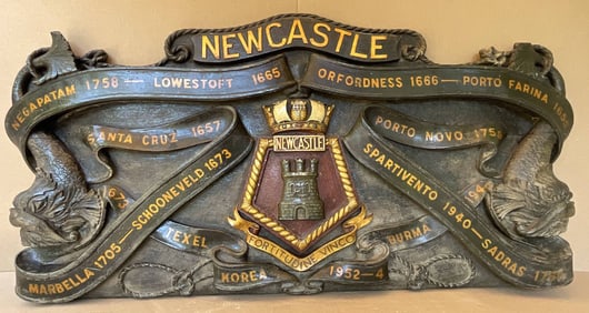 HMS Newcastle Royal Navy Honor Board