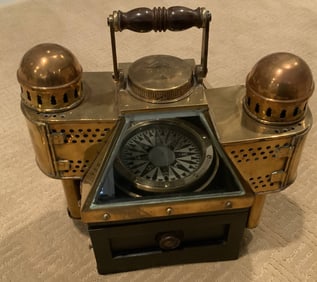 Dents Improved Liquid Boat Compass from 19th Century