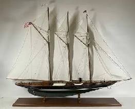 Schooner Yacht Atlantic Museum Quality Model