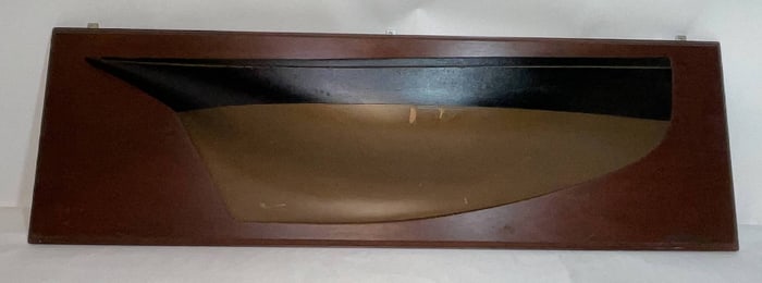 Fine Builder's Half Model of an Early 20th Century Cutter Yacht