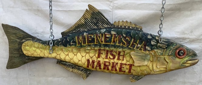 Six-Foot Carved Fish for Menemsha Fish Market