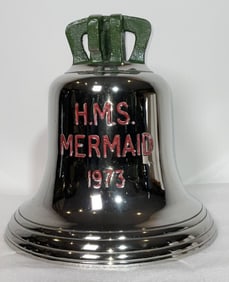 HMS Mermaid Ship's Bell from the 1973 Royal Navy Swan Class Sloop