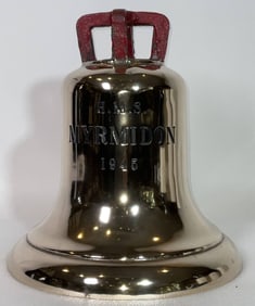 Royal Navy Ship's Bell from the Destroyer HMS Myrmidon 1945