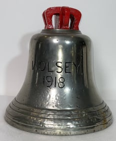 Royal Navy Ship's Bell from Destroyer HMS Wolsey of 1918