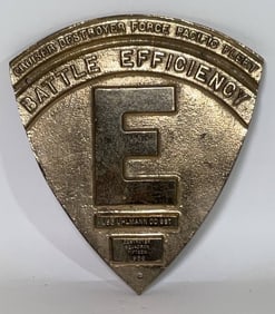 USS Uhlmann DD 687 Battle Efficiency Award Placque
