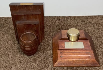Treenware from the Teak of WWI HMS Iron Duke and Mountbatten Funeral Memento