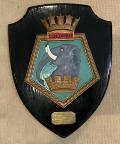 Royal Navy Warship Week Placque for HMS Colombo