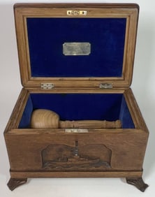 Launching Casket for Royal Navy Ship HMS Trinidad