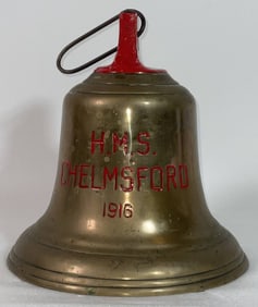Royal Navy Ship's Bell from the 1916 Minesweeper HMS Chelmsford
